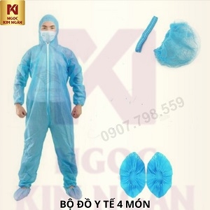 Đồ bảo hộ Y tế 4 in 1